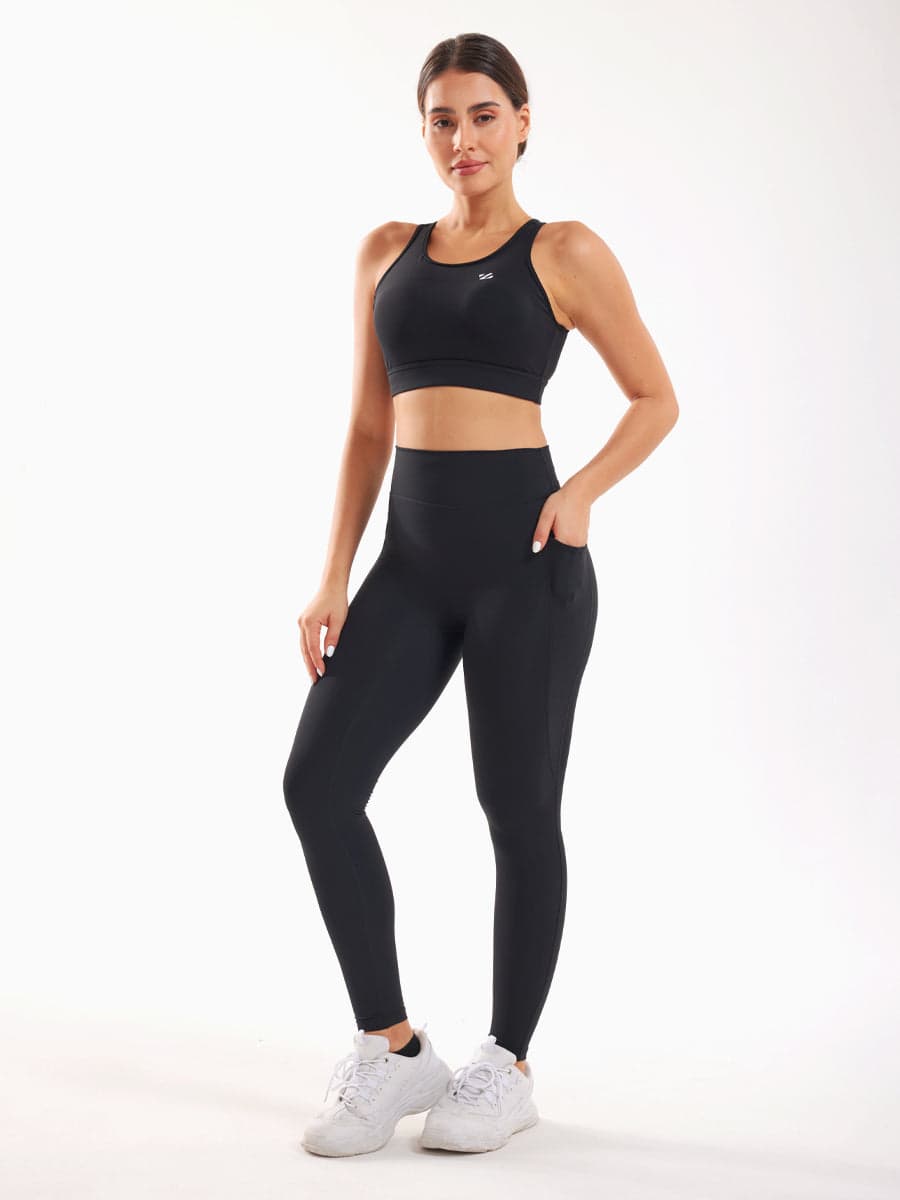 Women's Active Wear Set - Black