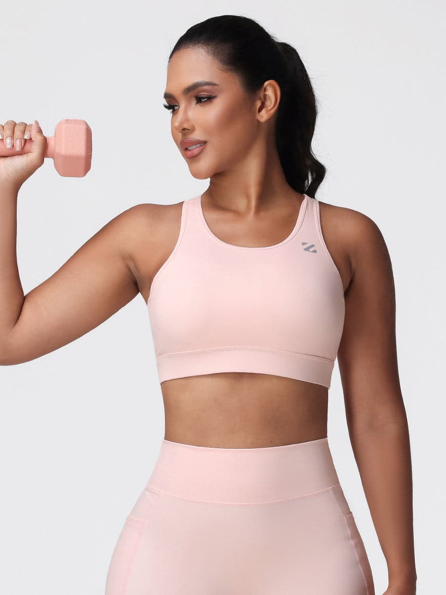 Cut Out Backless Sports Bra