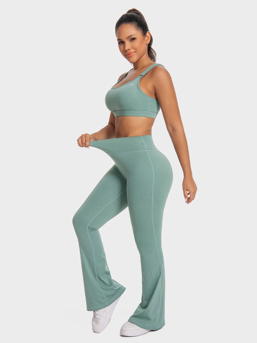 2 Piece High Waist Workout Activewear Gym Set