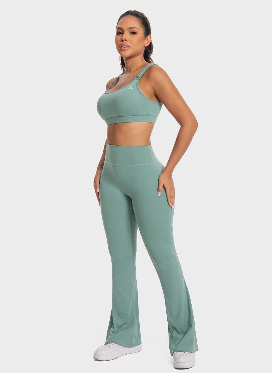 2 Piece High Waist Workout Activewear Gym Set