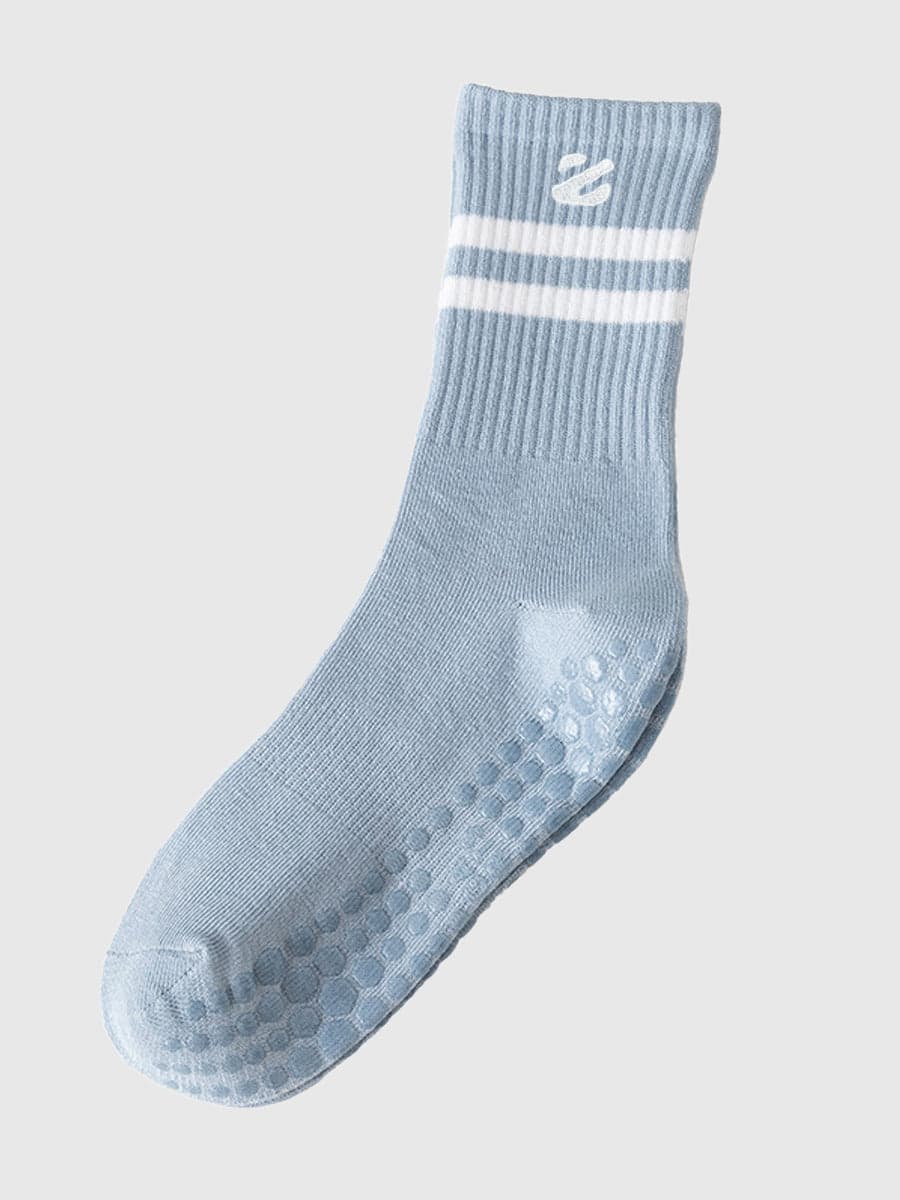 3 Pairs Non-Slip Grip Socks for Yoga Pilates Gym & Everyday Wear