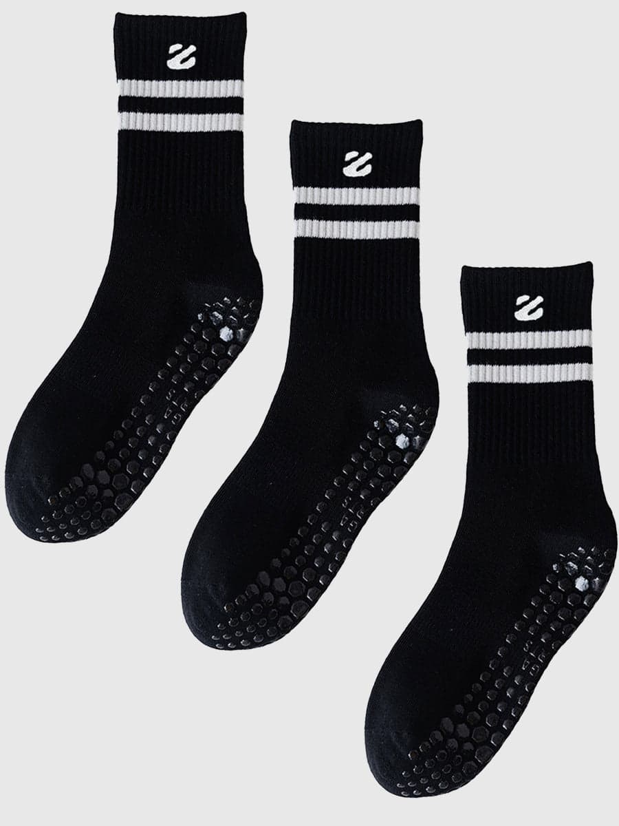 black grip socks