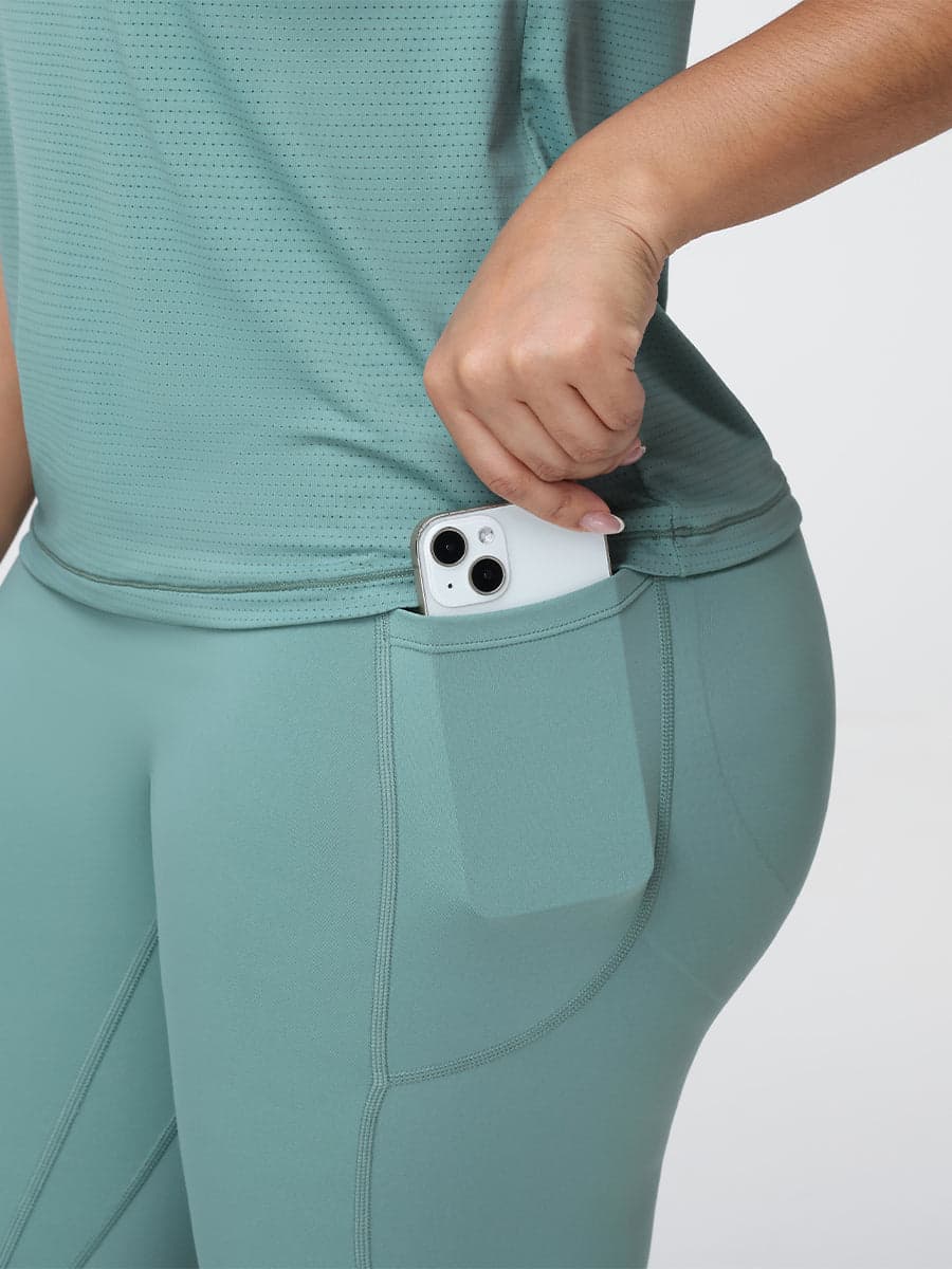 7/8 Tummy Control Butt-Lifting Leggings with Pockets