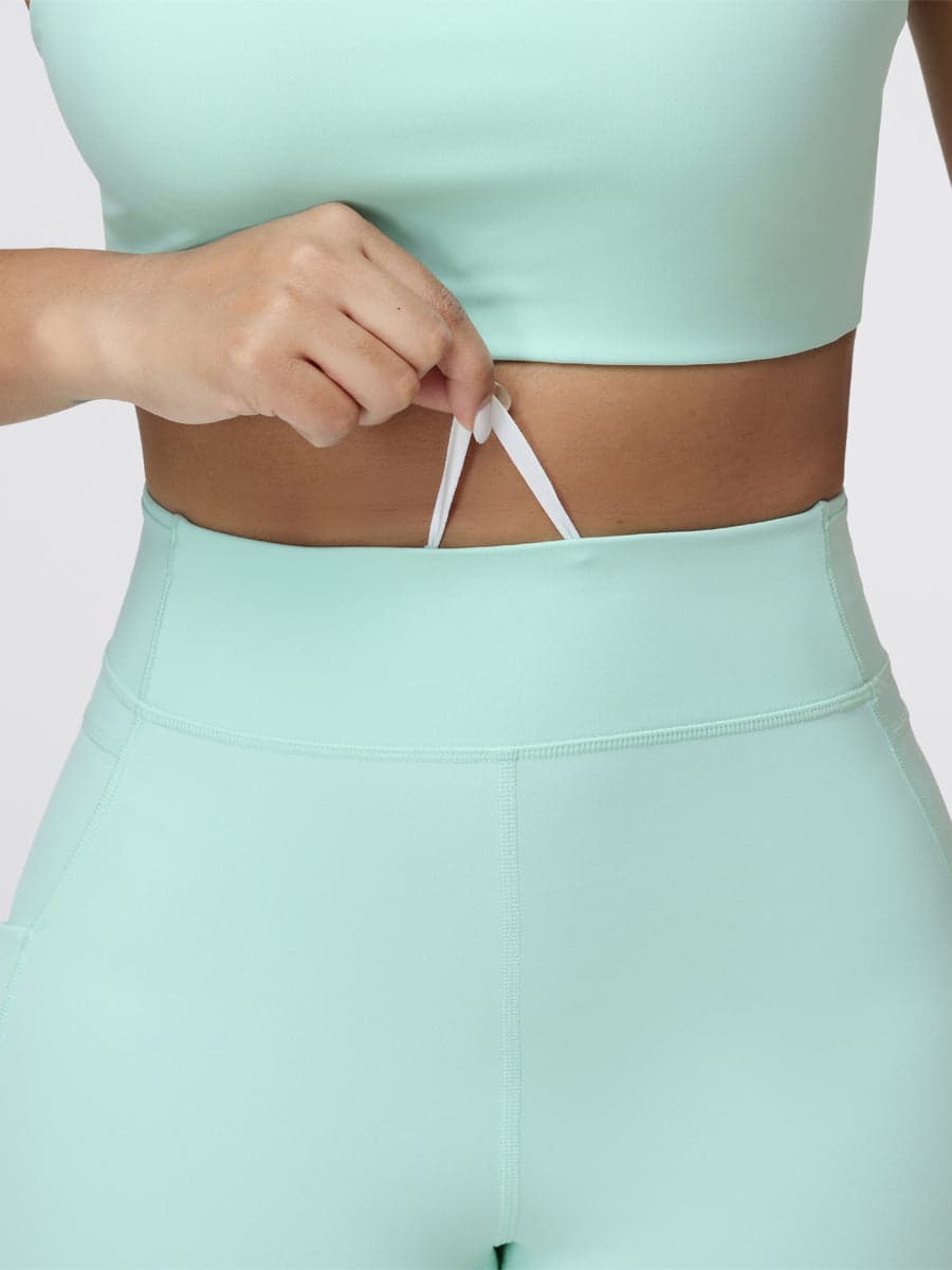 8-Inch High-Waist Running Shorts with Zip Pocket