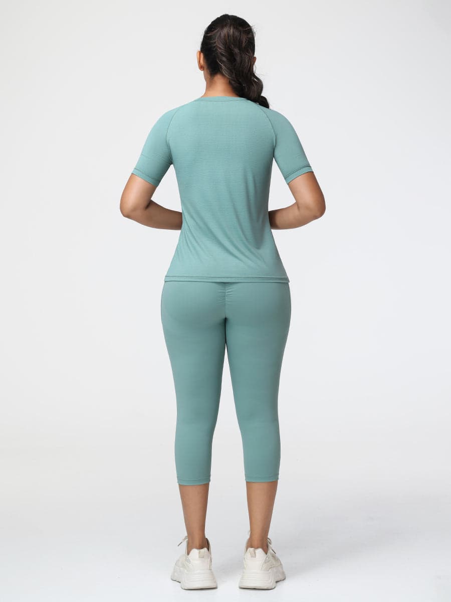 Active T-Shirt & 7/8 Butt-Lifting Leggings Set