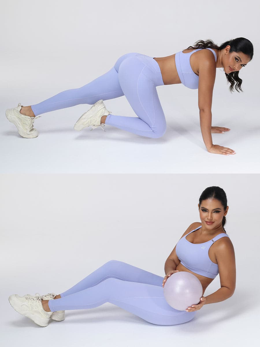 Adjustable Strap High Impact Sports Bra & Pocket Leggings Set