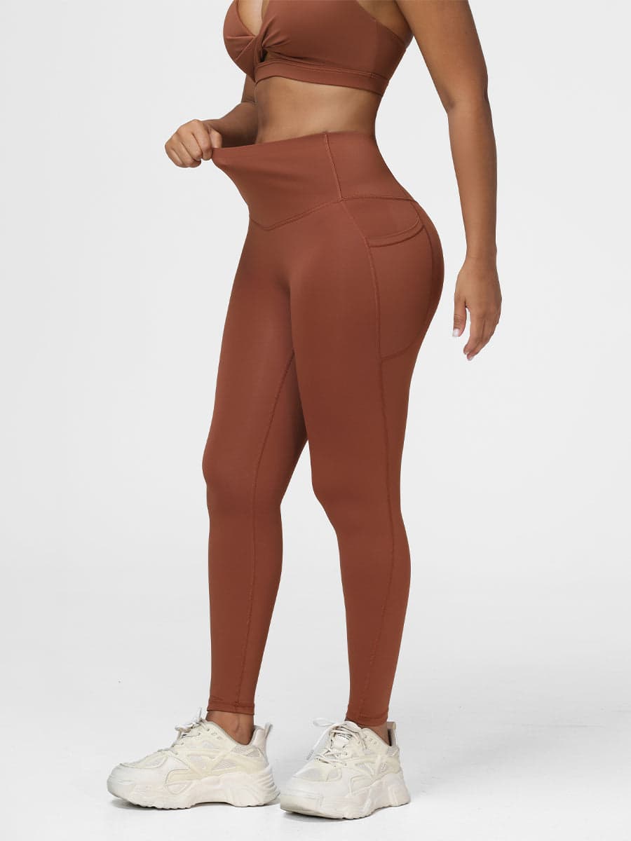 Gym Set Adjustable Sports Bra & Hip-Lifting Leggings