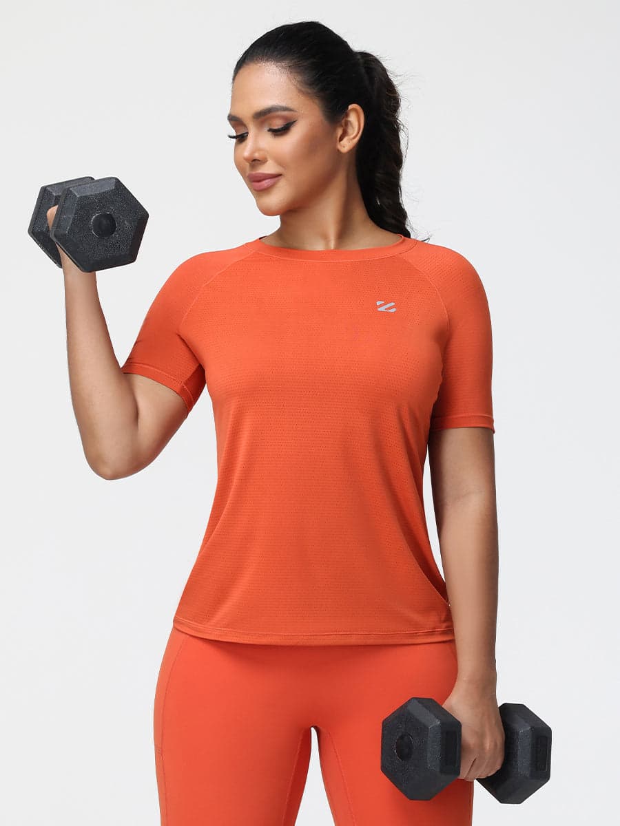 Active Performance T-Shirt Breathable Stretch Gym Top