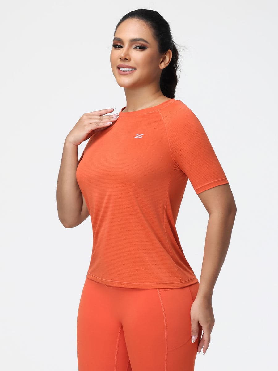 Active Performance T-Shirt Breathable Stretch Gym Top