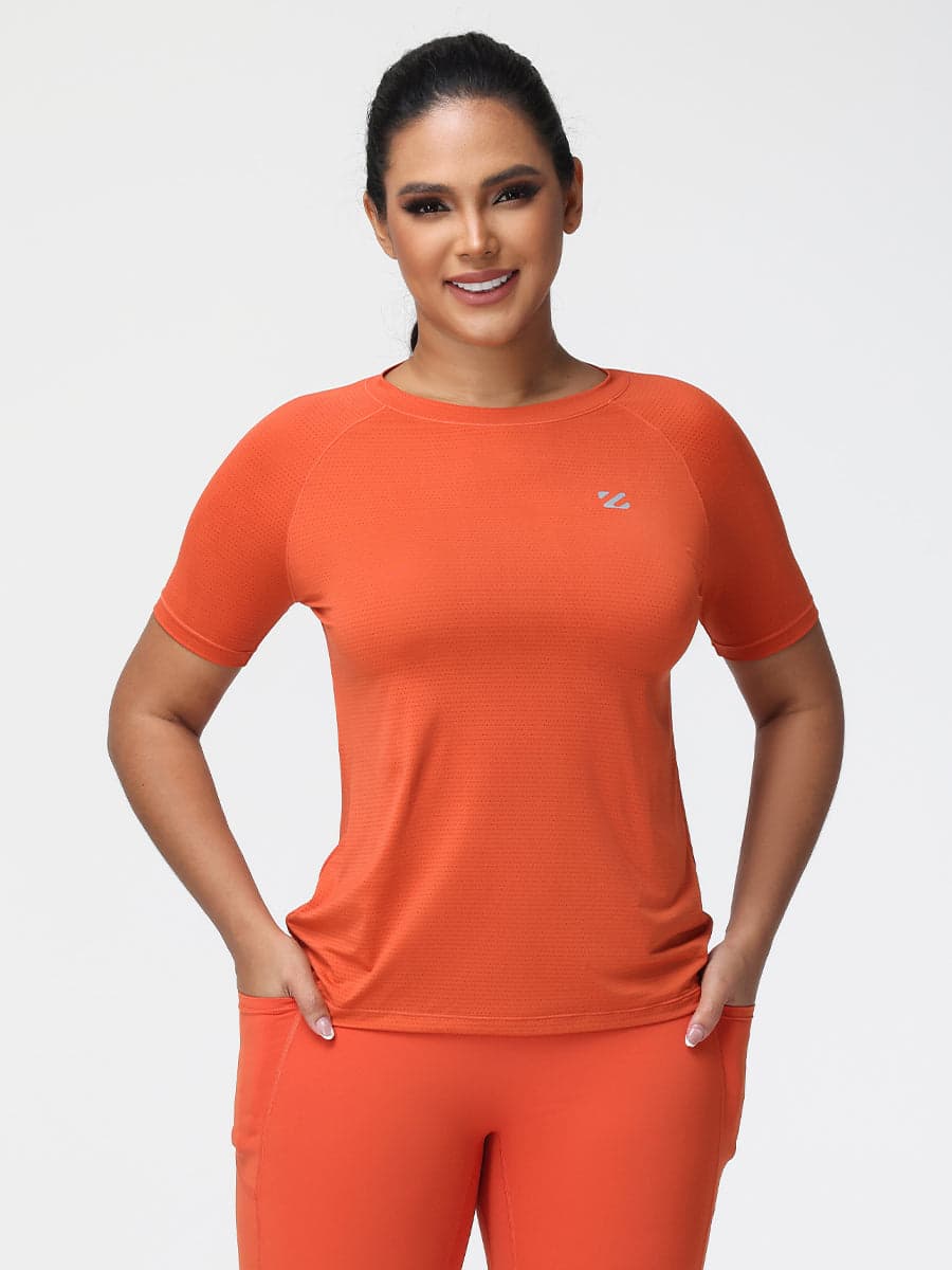 Active Performance T-Shirt Breathable Stretch Gym Top