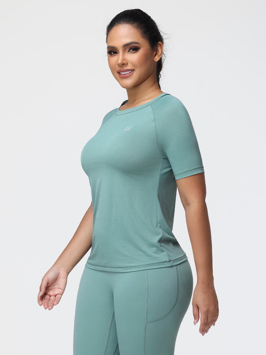 Active Performance T-Shirt Breathable Stretch Gym Top