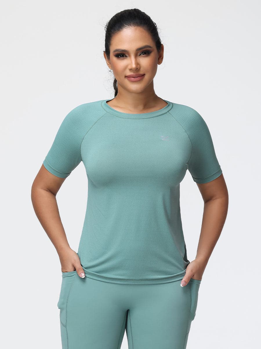 Active Performance T-Shirt Breathable Stretch Gym Top