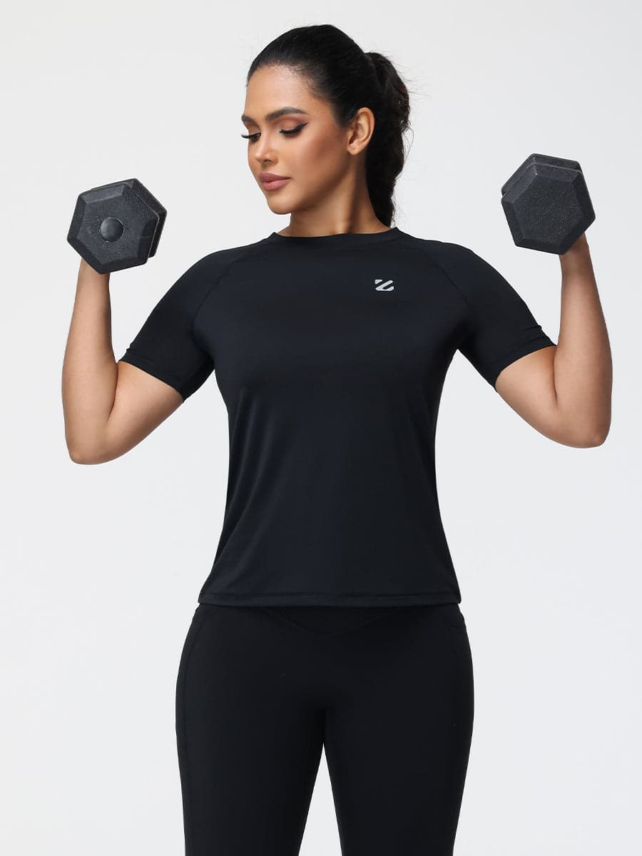 Active Performance T-Shirt Breathable Stretch Gym Top