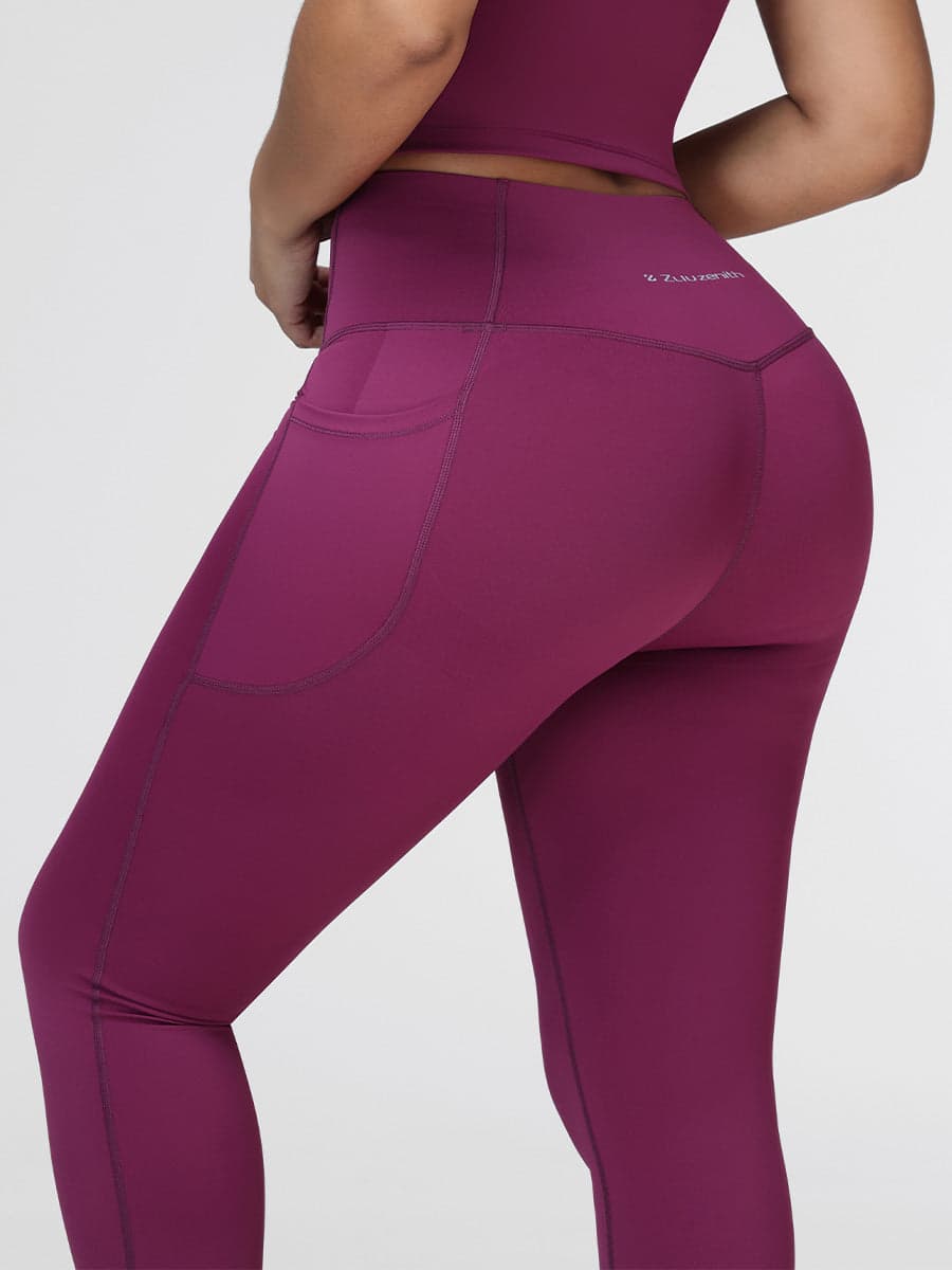 High Waisted Tummy Control Butt Lifting Leggings with Pockets