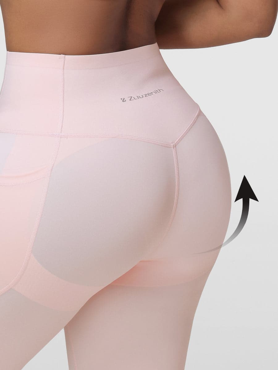 High Waisted Tummy Control Butt Lifting Leggings with Pockets