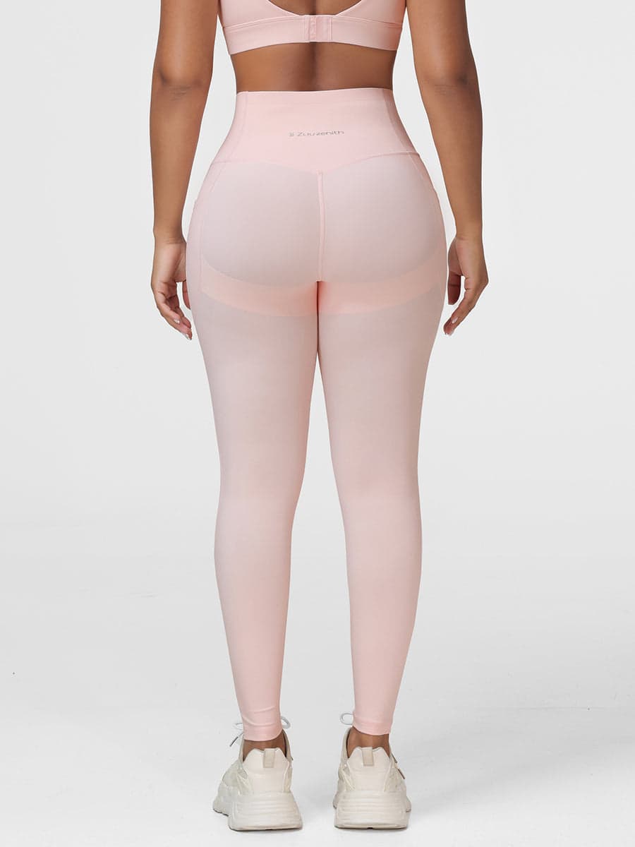 High Waisted Tummy Control Butt Lifting Leggings with Pockets