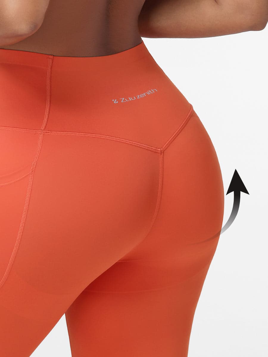 High Waisted Tummy Control Butt Lifting Leggings with Pockets