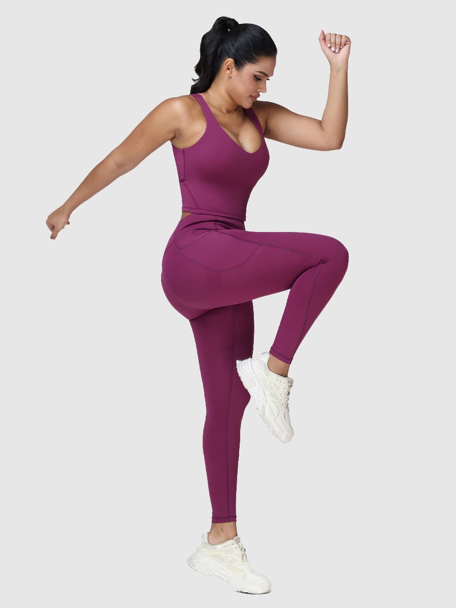 Two Pieces Butt Shaping Activewear Sets
