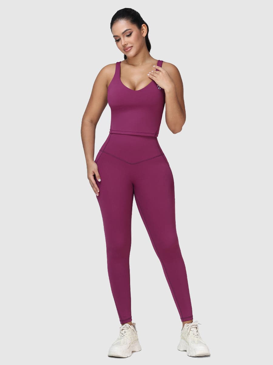 Two Pieces Butt Shaping Activewear Sets