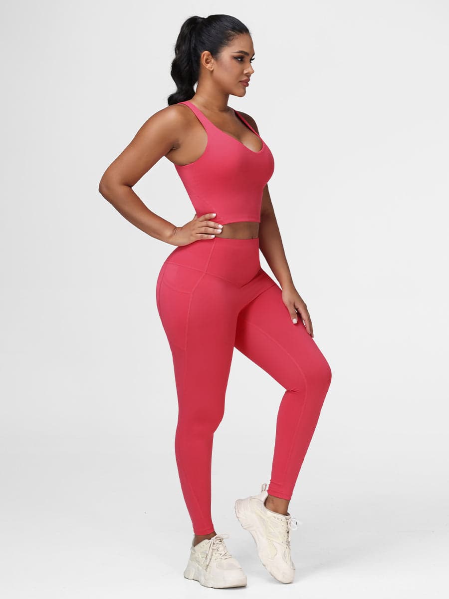 Two Pieces Butt Shaping Activewear Sets
