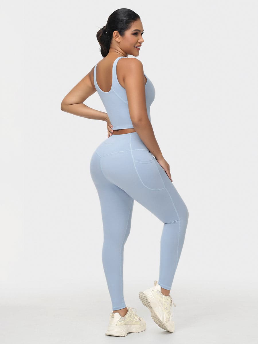 Two Pieces Butt Shaping Activewear Sets