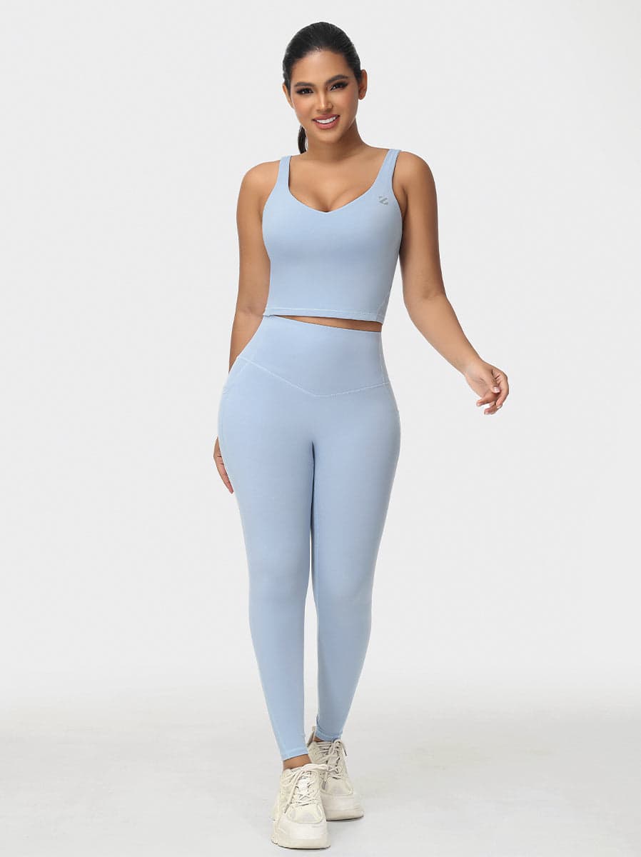 Two Pieces Butt Shaping Activewear Sets
