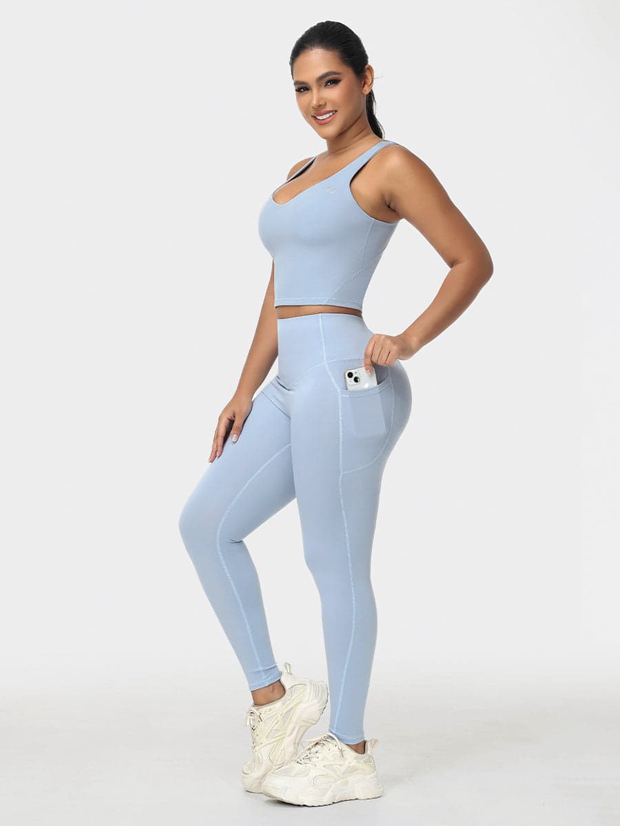 Two Pieces Butt Shaping Activewear Sets
