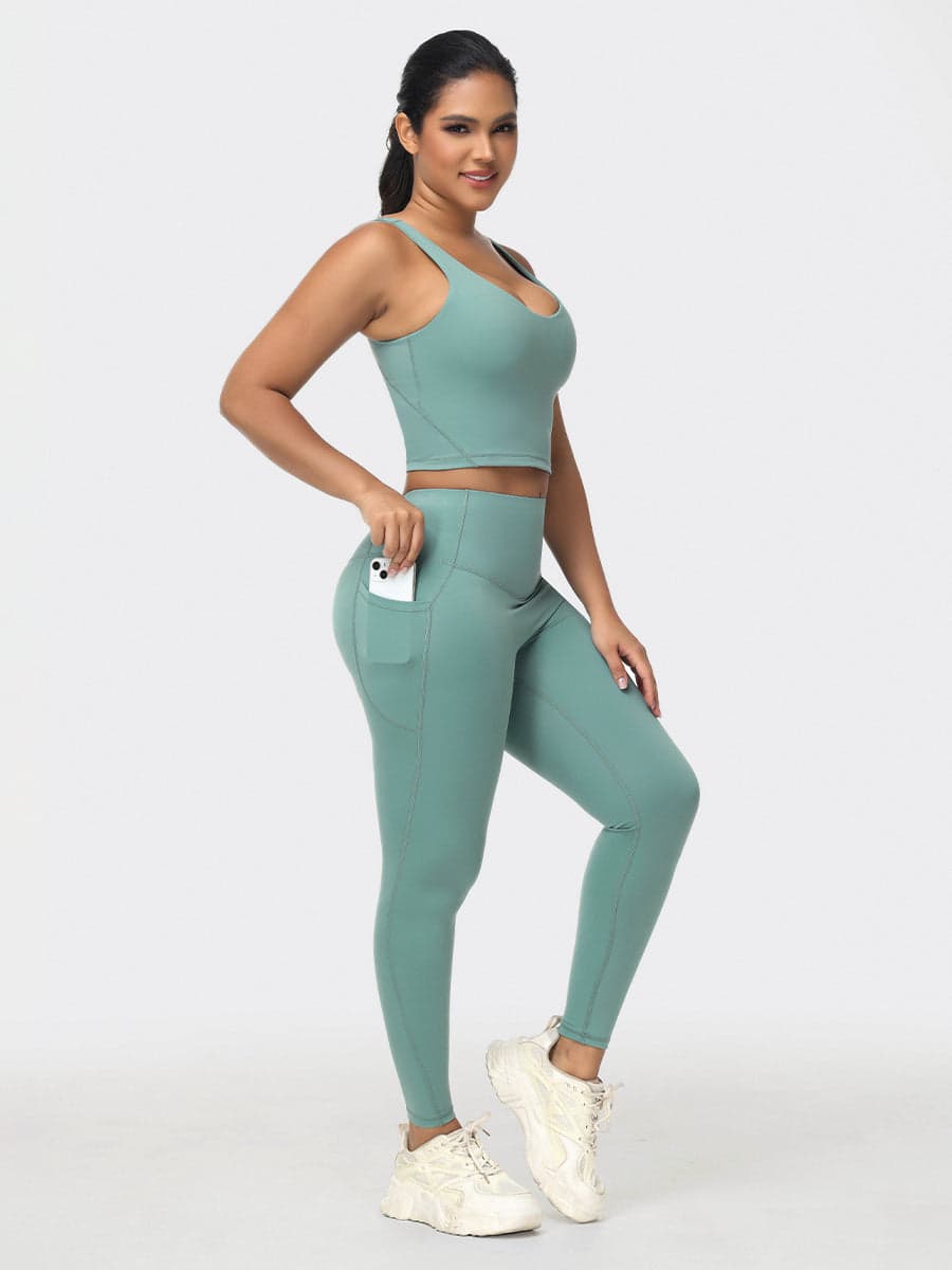 Two Pieces Butt Shaping Activewear Sets