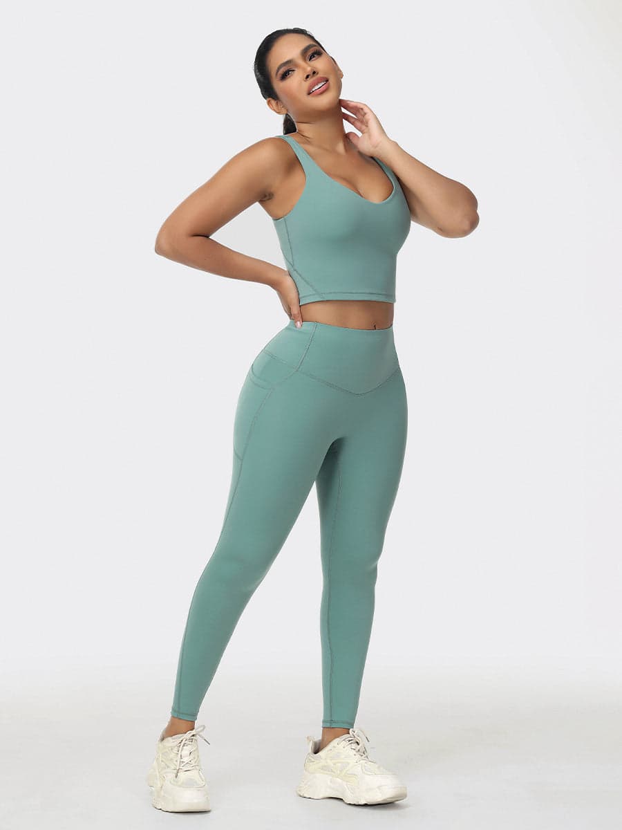 Two Pieces Butt Shaping Activewear Sets