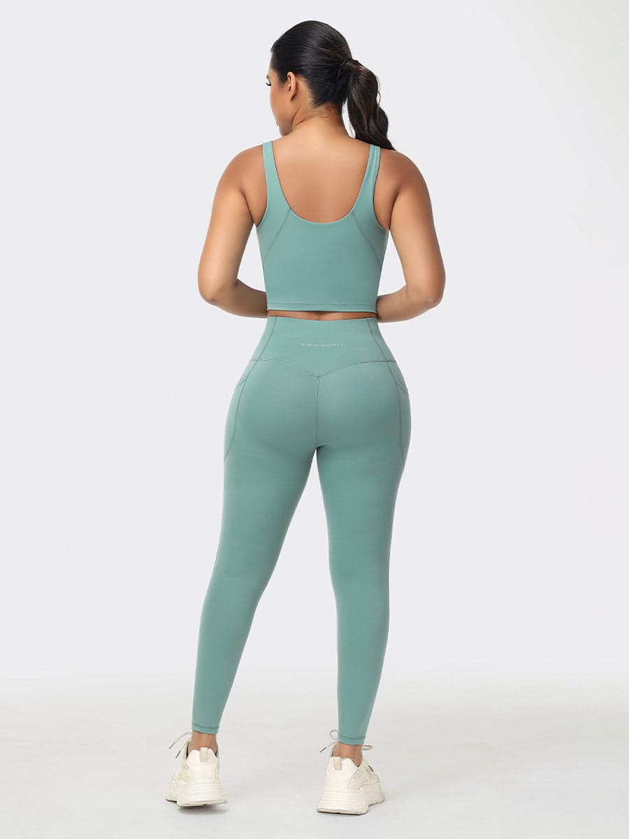 Two Pieces Butt Shaping Activewear Sets