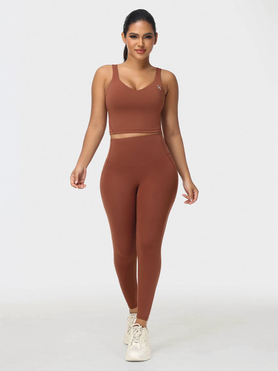 Two Pieces Butt Shaping Activewear Sets