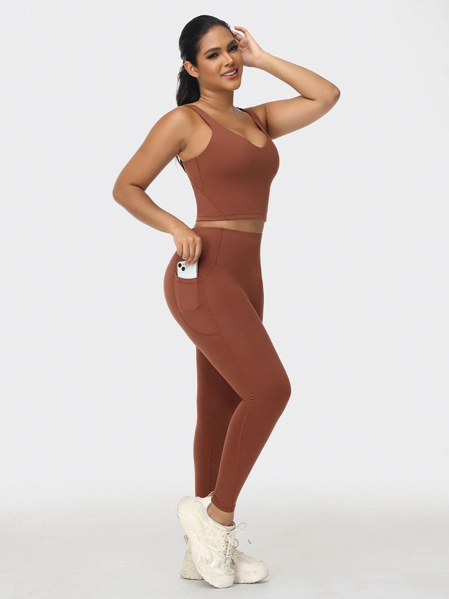 Two Pieces Butt Shaping Activewear Sets
