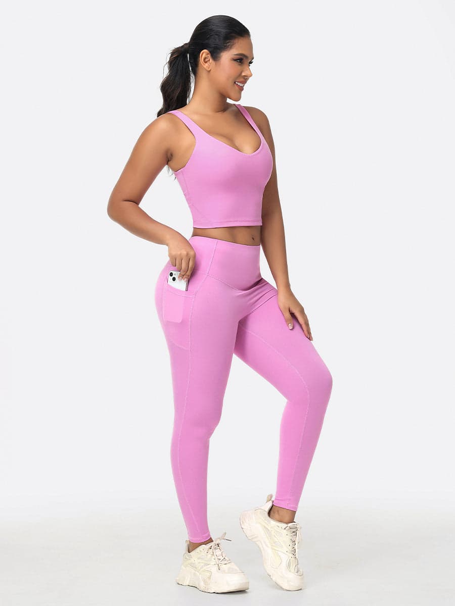 Two Pieces Butt Shaping Activewear Sets