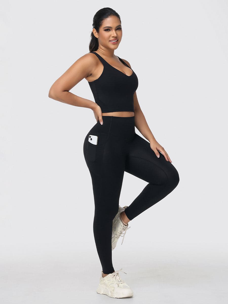 Two Pieces Butt Shaping Activewear Sets