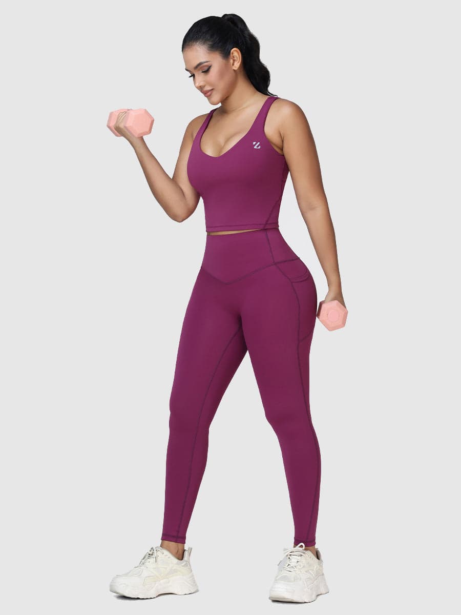 Two Pieces Butt Shaping Activewear Sets