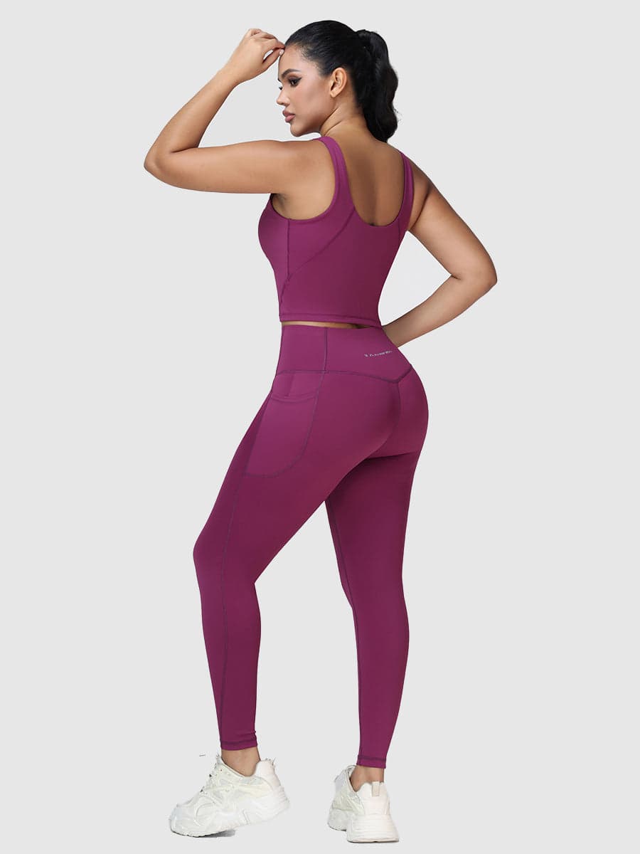 Two Pieces Butt Shaping Activewear Sets