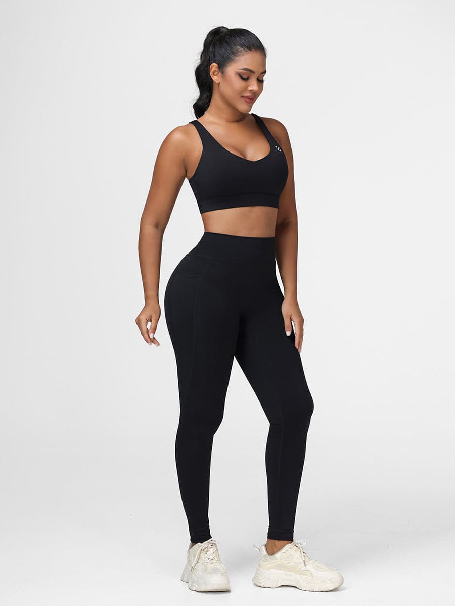 Cozy Contour Workout Set Lounge Yoga Two Piece