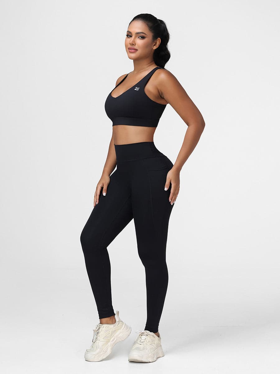 Cozy Contour Workout Set Lounge Yoga Two Piece