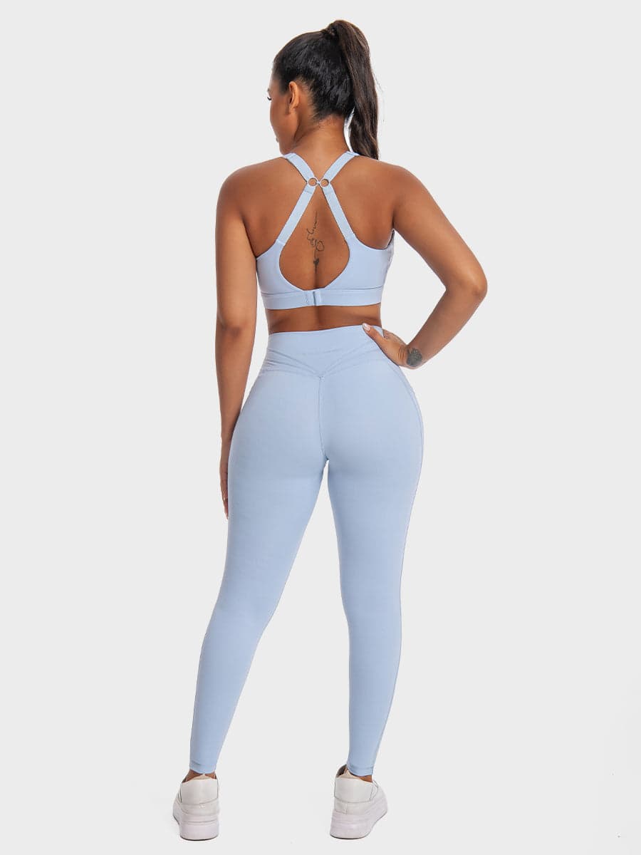 Cozy Contour Workout Set Lounge Yoga Two Piece