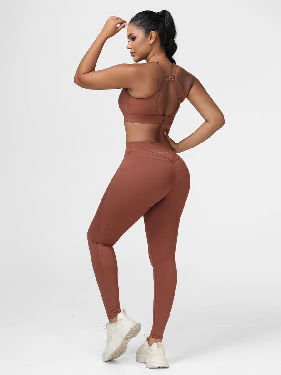 Cozy Contour Workout Set Lounge Yoga Two Piece