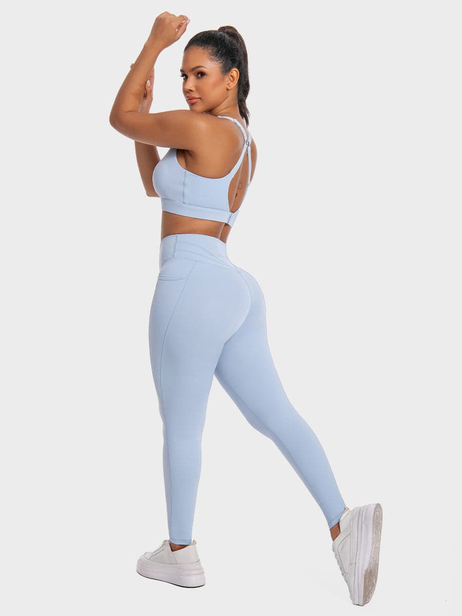 Cozy Contour Workout Set Lounge Yoga Two Piece