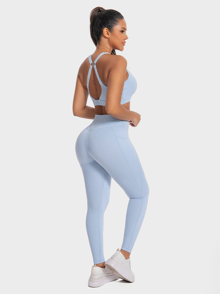 Cozy Contour Workout Set Lounge Yoga Two Piece