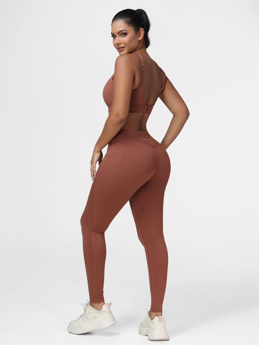 Cozy Contour Workout Set Lounge Yoga Two Piece