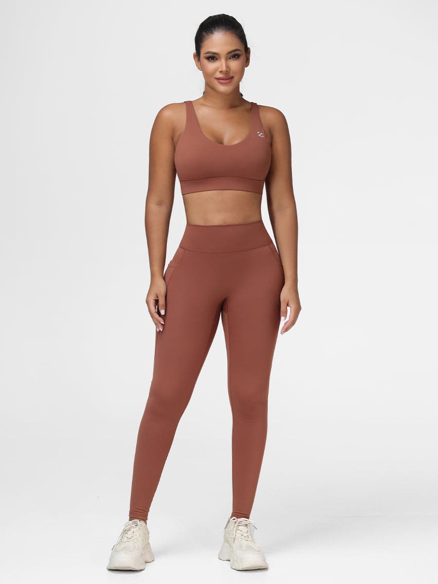 Cozy Contour Workout Set Lounge Yoga Two Piece