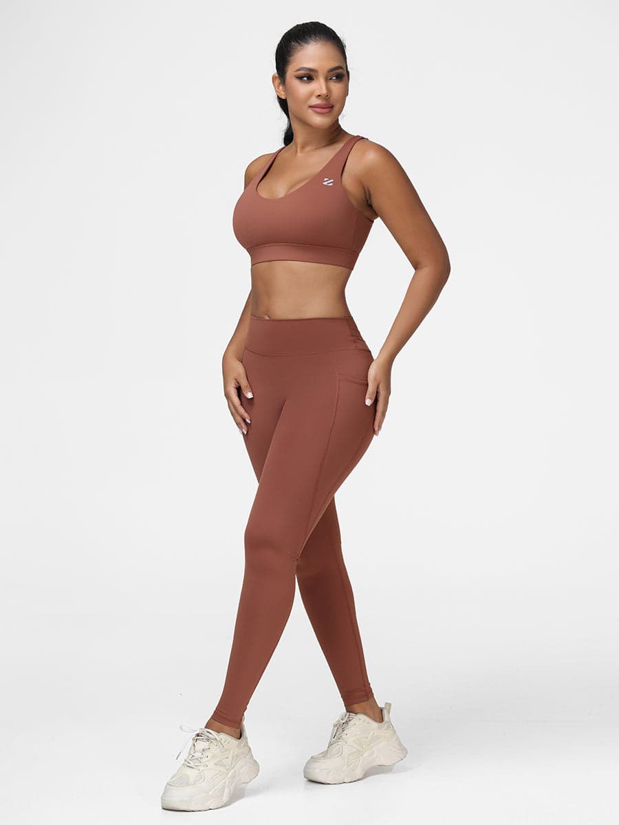 Cozy Contour Workout Set Lounge Yoga Two Piece