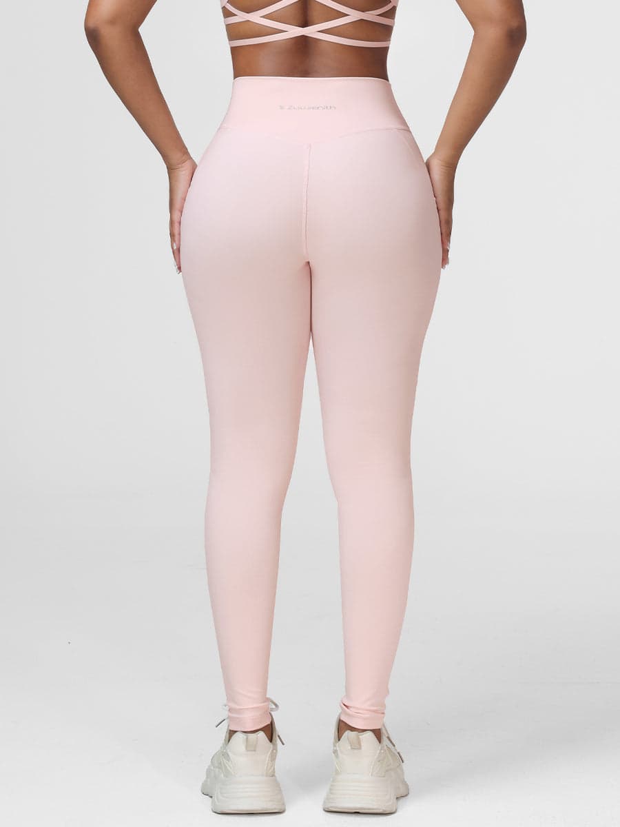 Cross Waist Pocket Leggings for Women High Waisted Gym Tights