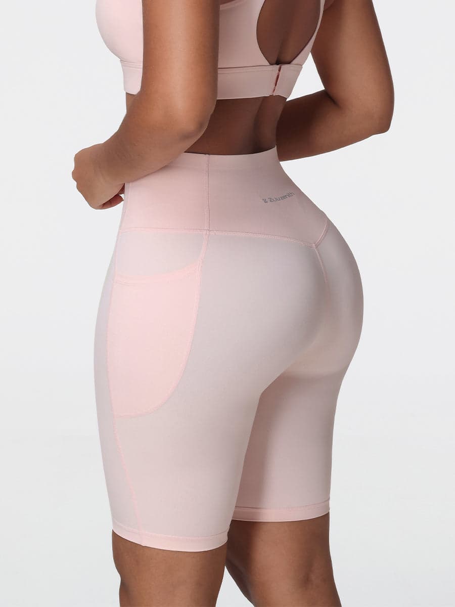 Women’s High Rise Knee-Length Pocket Shorts