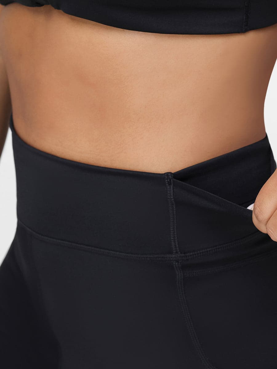 High-Support Zip Sports Bra & High-Waist Running Shorts Set