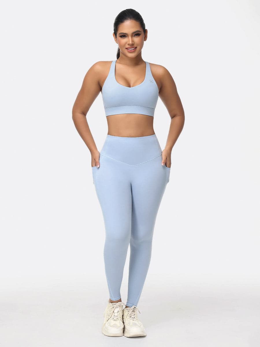 Ladies Sportswear Bottom Lifting Yoga Outfit Sets