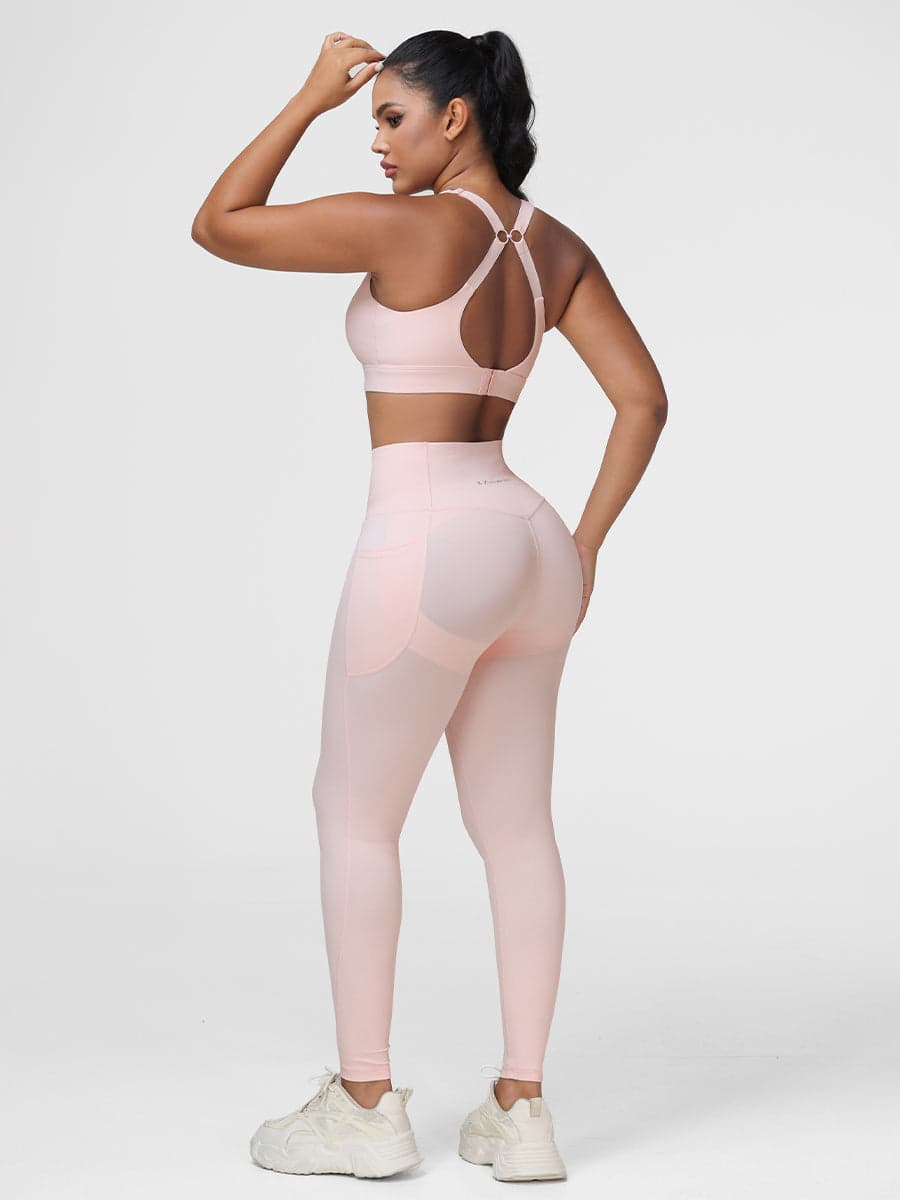 Ladies Sportswear Bottom Lifting Yoga Outfit Sets